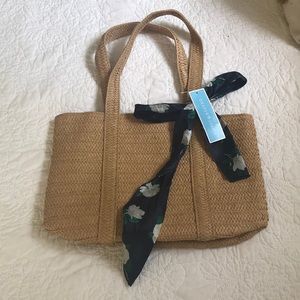 Draper James straw purse